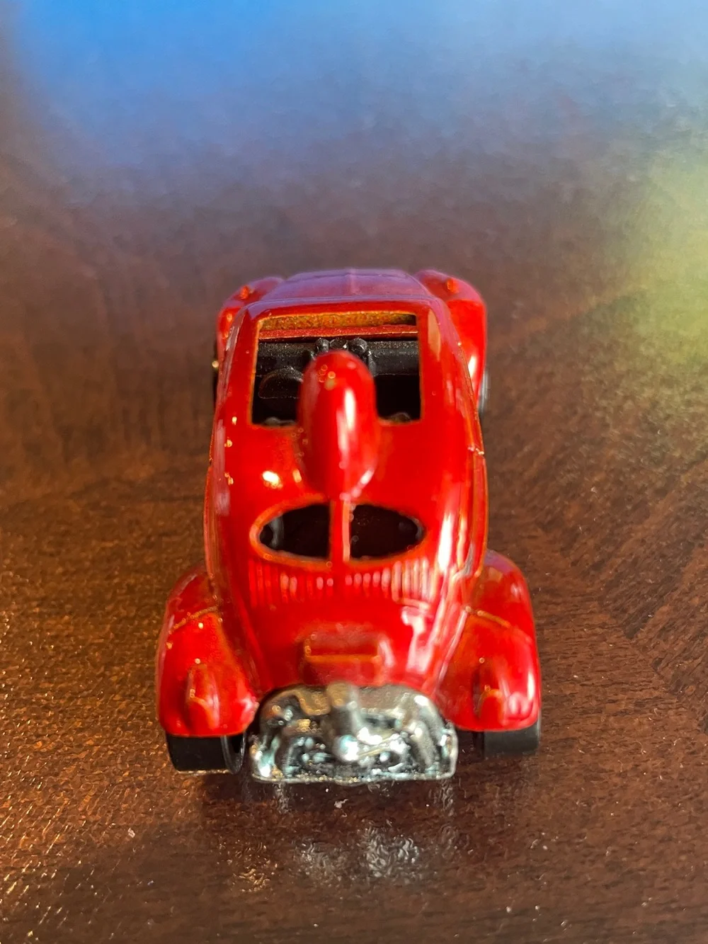 Hot Wheels Redline Series VW Volkswagen Baja Bug Beetle Red Orange Metallic